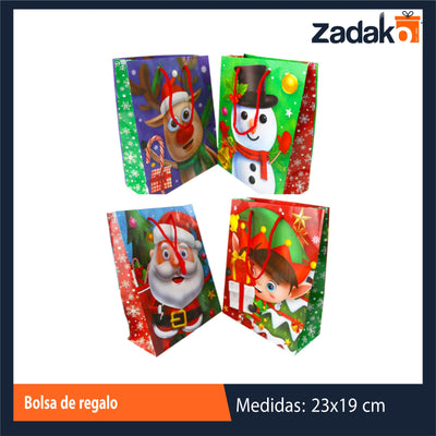 Z-02-NVD-005394 | ZN-0134 BOLSA DE REGALO, CON 12 PZS, O CAJA CON 60 PQTS