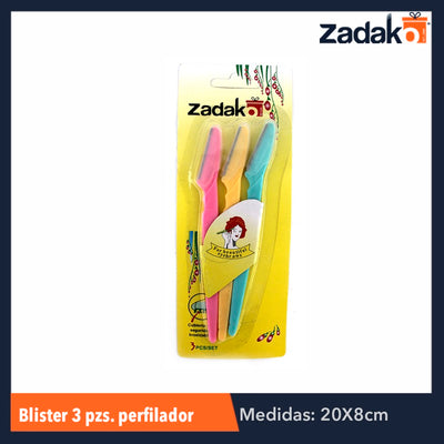 ZB-0040 BLISTER 3 PZS PERFILADOR P/CEJA, CON 1 PZ O CAJA CON 360 PZS