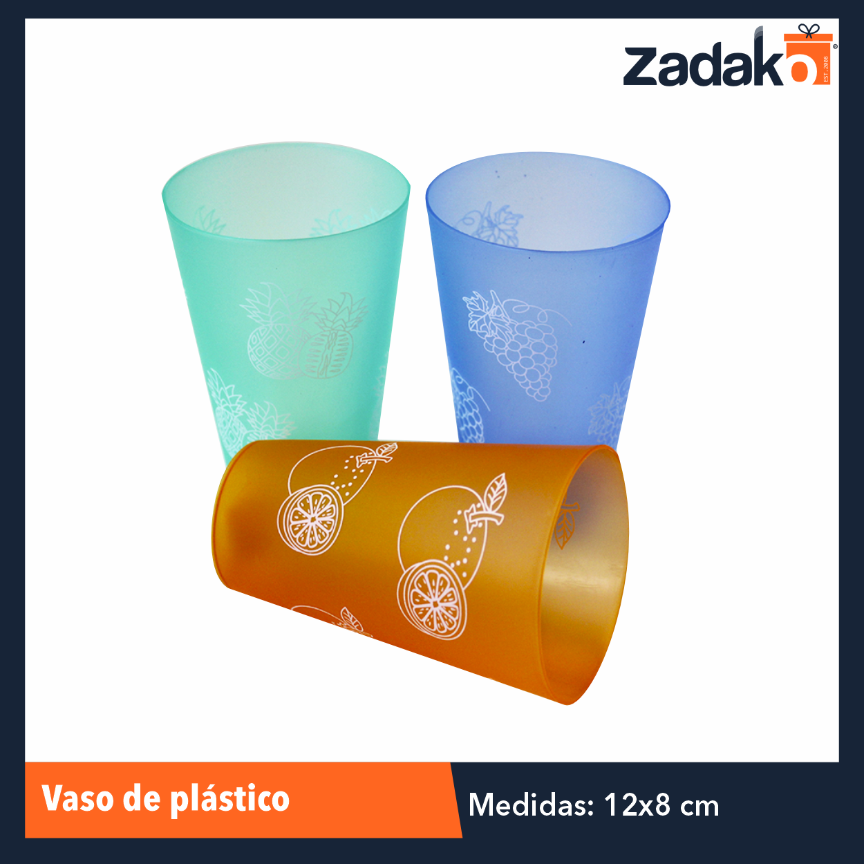 Z-04-CCN-008500  AK-2663 PALANGANA DE PLASTICO CON 1 PZ O CAJA CON 300 PZS  – Zadako